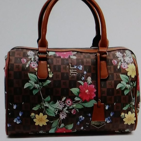 London Fog Calla Signature Satchel Bag - Picture 1 of 15